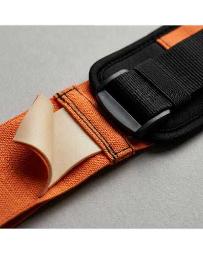 Plvfd Adjustable Fabric-Sleeved Latex Hip Band 70-105 cm Orange Black - Detail view